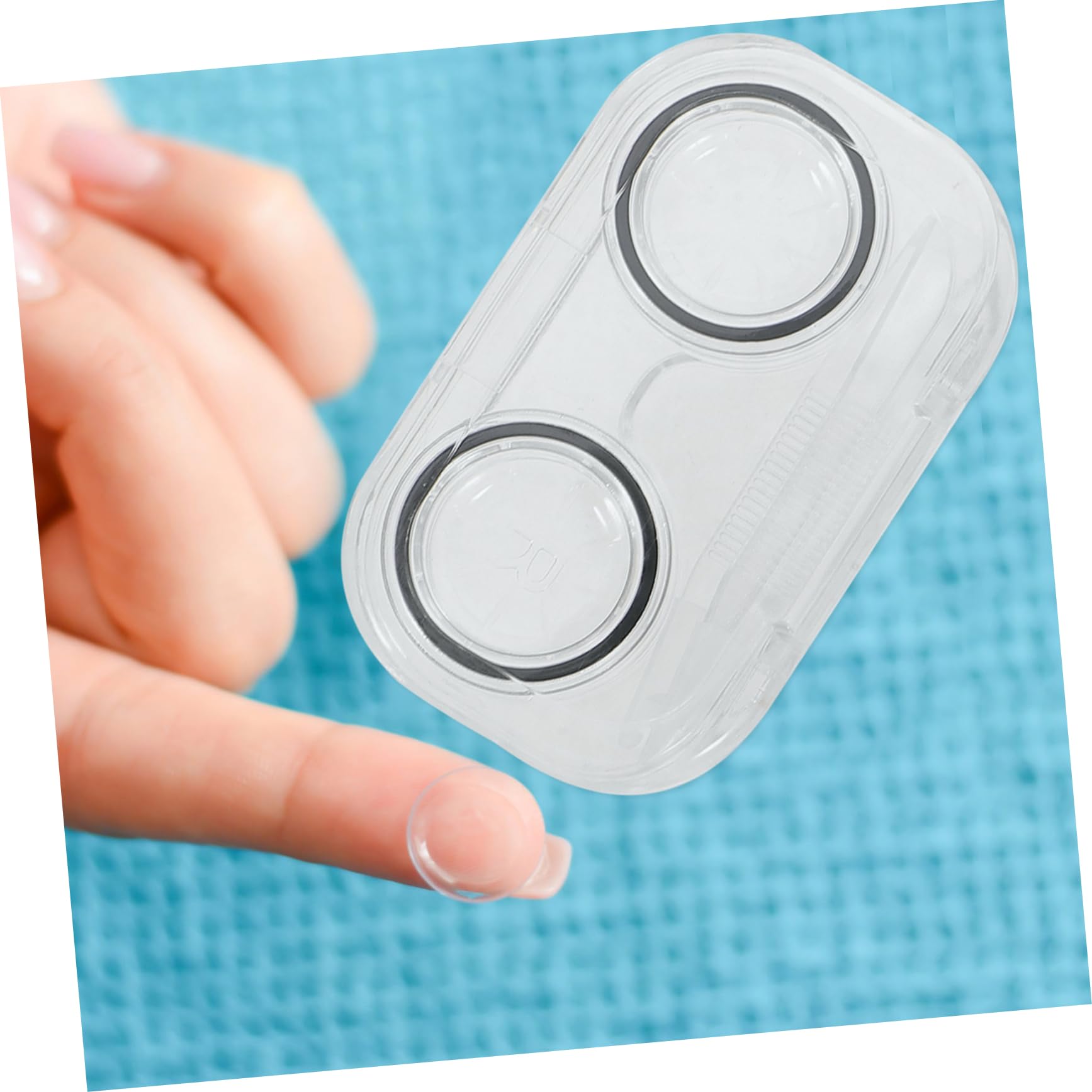 Healeved 4 Set Di Custodia Per Lenti A Contatto Custodia Per Lenti Cosmetiche Per Una Conservazione Sicura Dimensioni Da Viaggio Chiusura Ermetica Per Gli Spostamenti 4 Pezzi*4