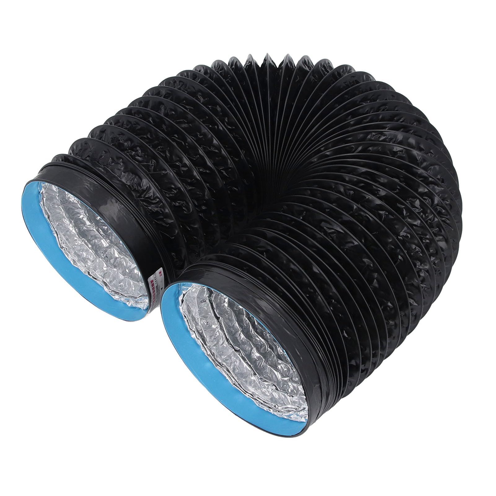 Tuyau d'échappement anti-condensation isolé 7 pouces aluminium PVC 2m