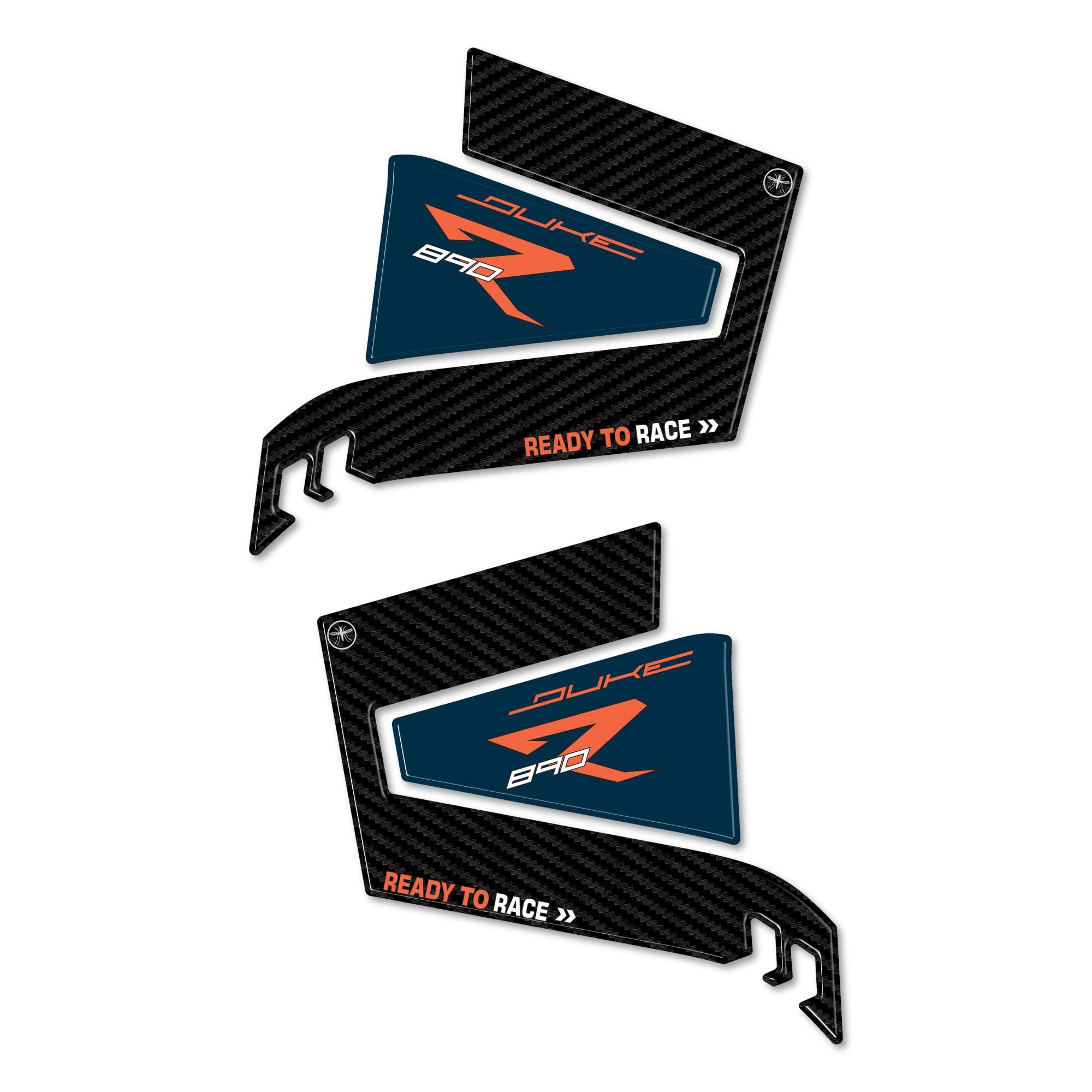 labelbike - Pegatina 3D Tapa Depósito Resina compatible con Motos KTM 690 DUKE