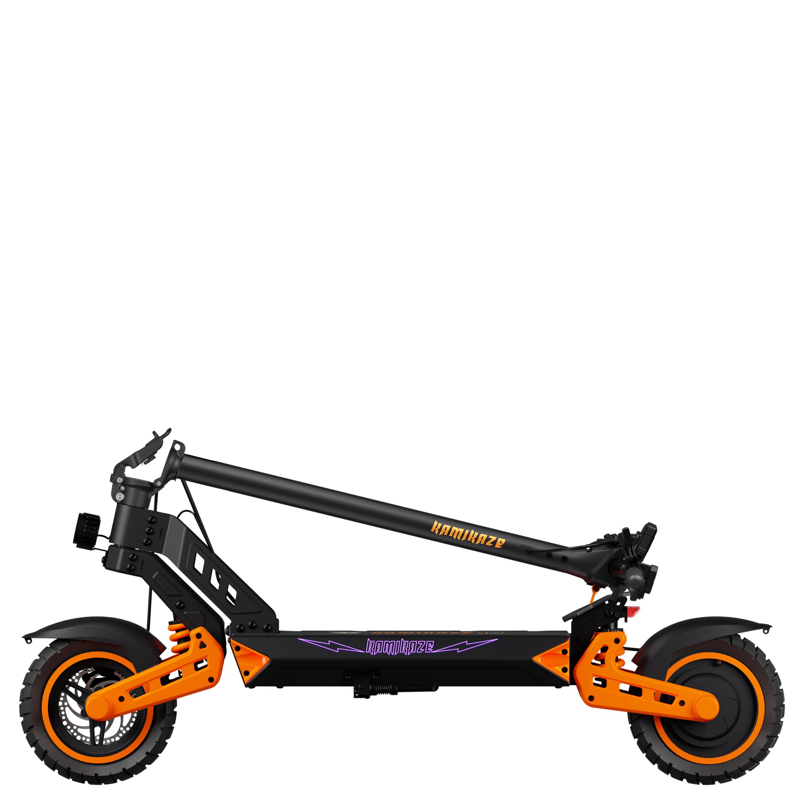 Kamikaze K1 Lite silnik elektryczny 800 W (szczyt szczytowy 1200 W), akumulator 48 V 13,5 Ah, autonomia do 60 km, prędkość 20 km/h