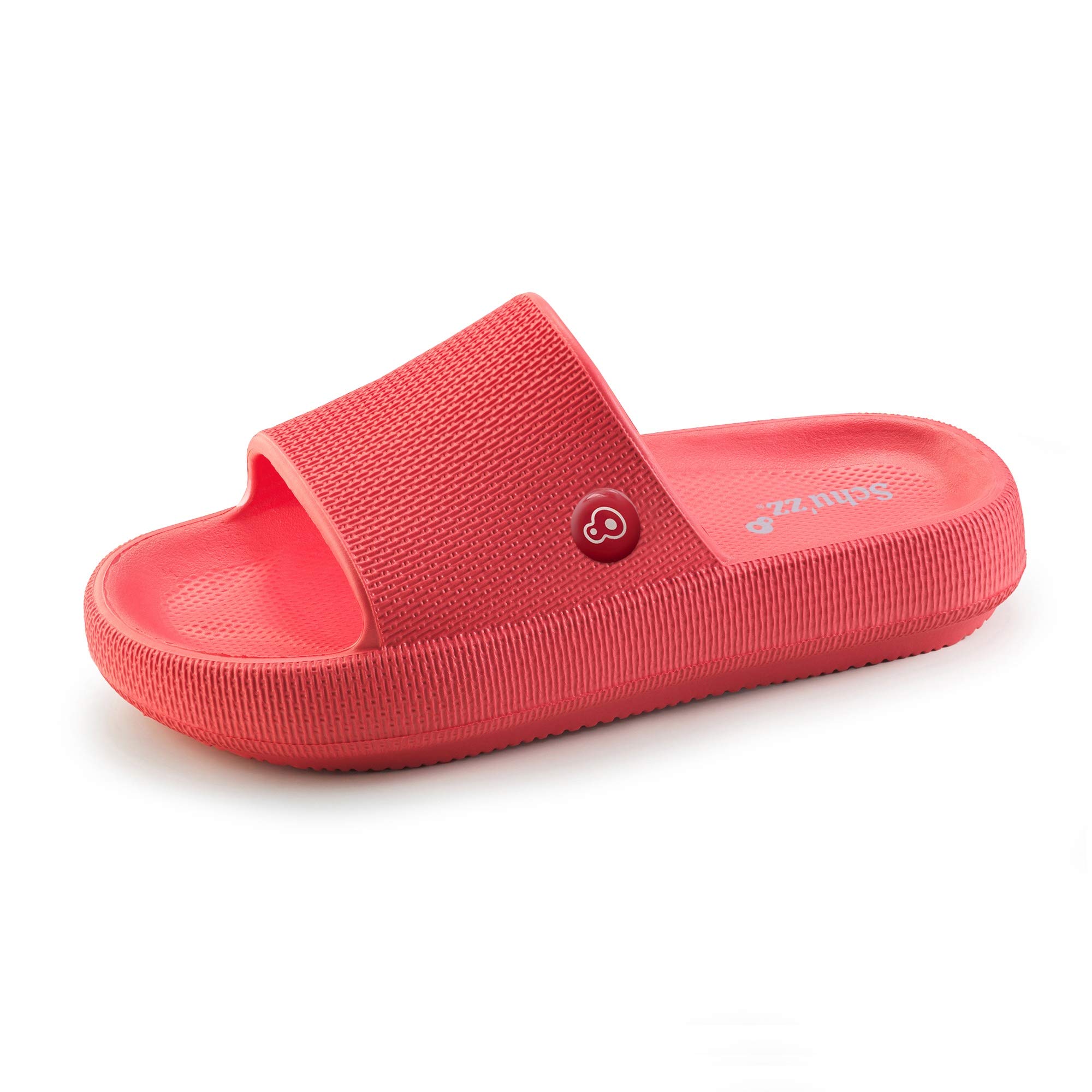Schu'zz Hausschuhe Slipper Damen – CLAQUETTE Badeschlappen, Dicke Sohle