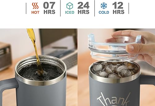 Miniatura 3 de DLOCCOLD Regalos de agradecimiento, regalos de agradecimiento para empleados para compañeros de trabajo, regalos inspiradores, vaso de 40 onzas con