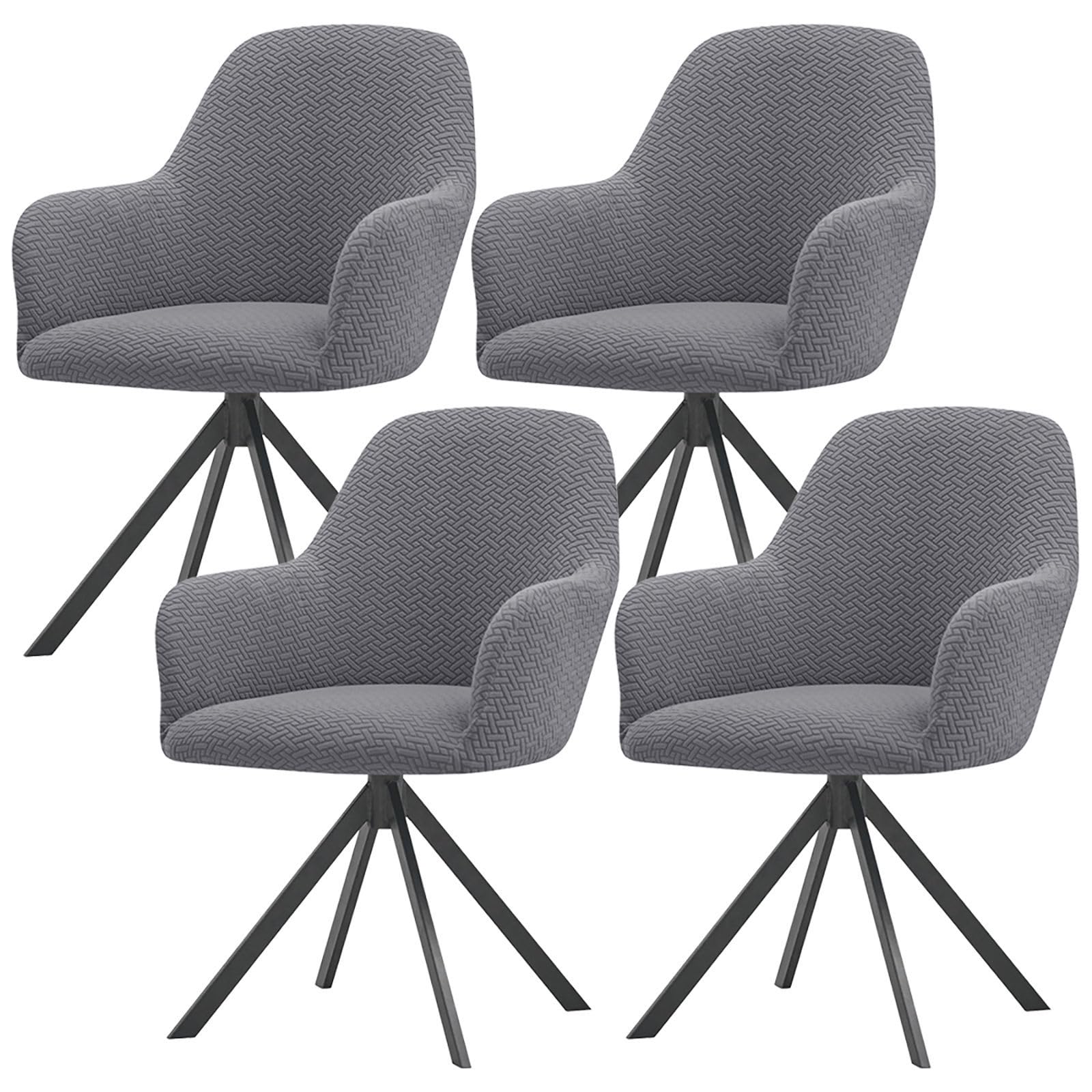 Fundas para Sillas De Comedor con Brazos Universal Moderna-4 Piezas