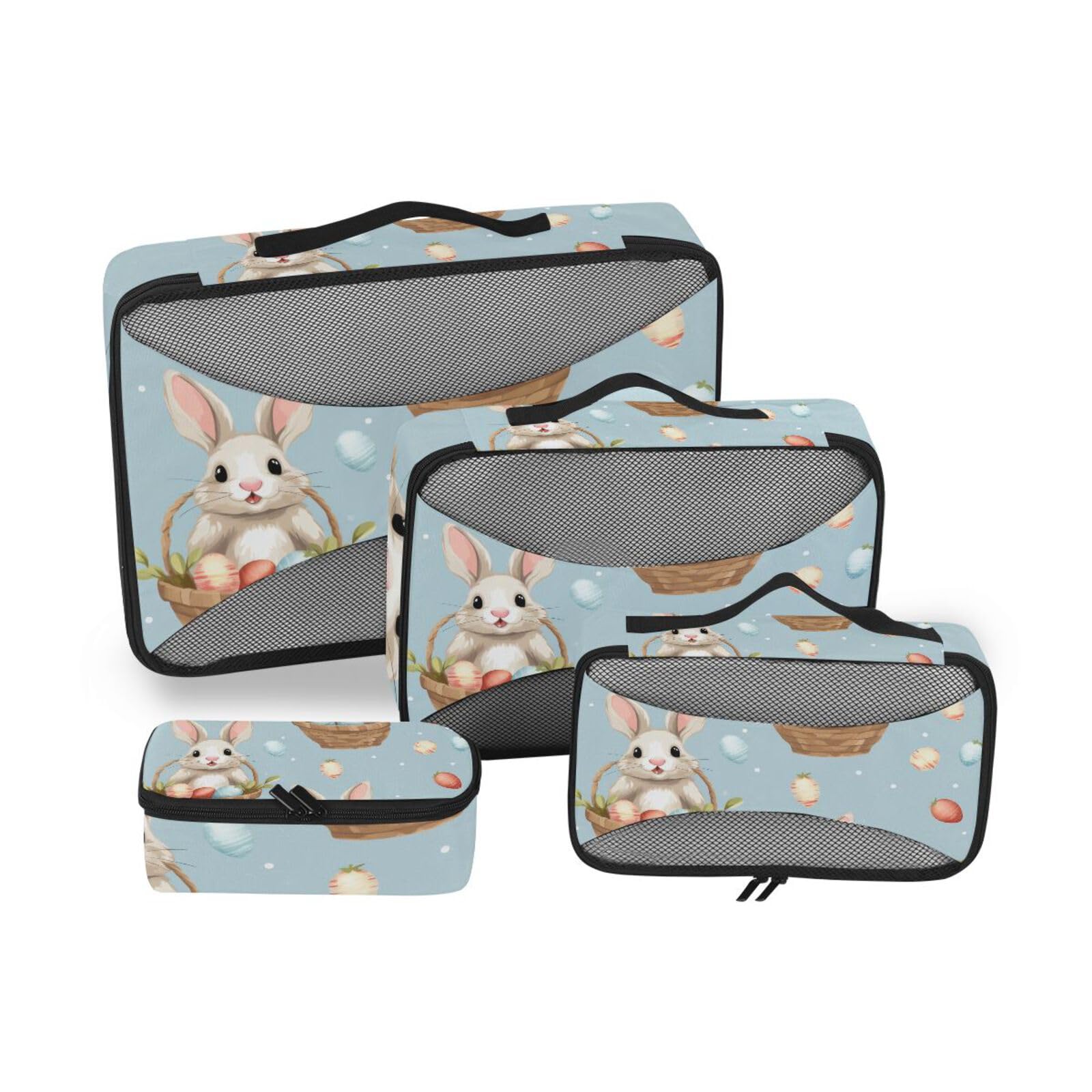 Amazon.com: Packing Cubes for Travel 4 Set Easter Egg Bunny