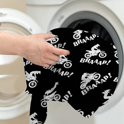 Miniatura 6 de Manta de motocross, regalo para motociclistas, manta de franela de deportes extremos para niños y adolescentes, manta mullida de motocicleta para