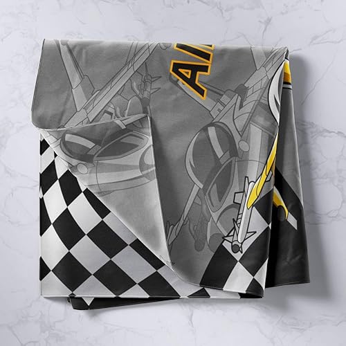 Miniatura 2 de Tapiz de dibujos animados para niños, tapiz de pared de aviones de aire americano, decoración de habitación de niños y niñas, adultos, retazos para