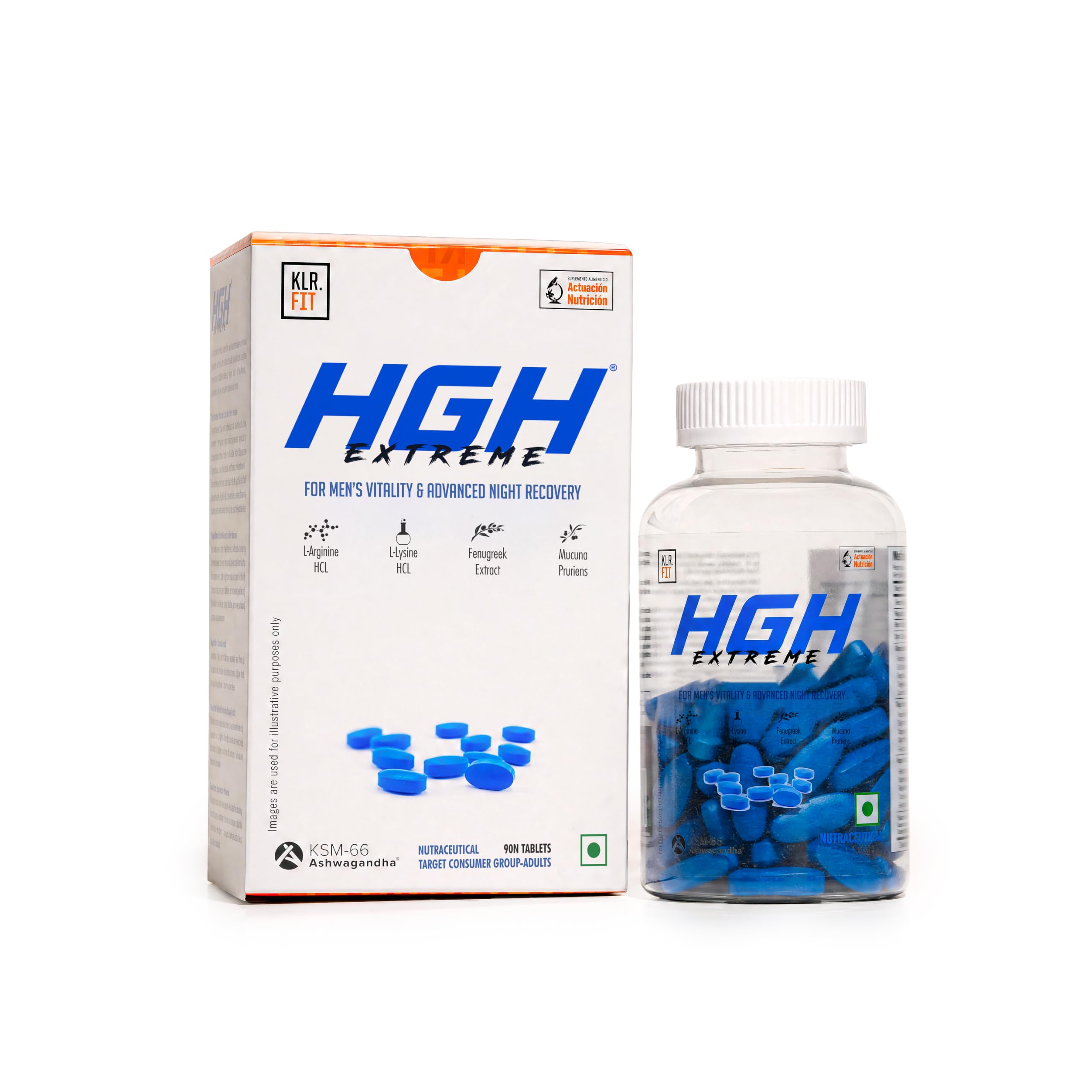 KLR.FIT Hgh Extreme - Boosts And Supports Energy, Drive, Physical Performance - Comprehensive T-Level And Gh Support Formula - 90 Tablets-image-12