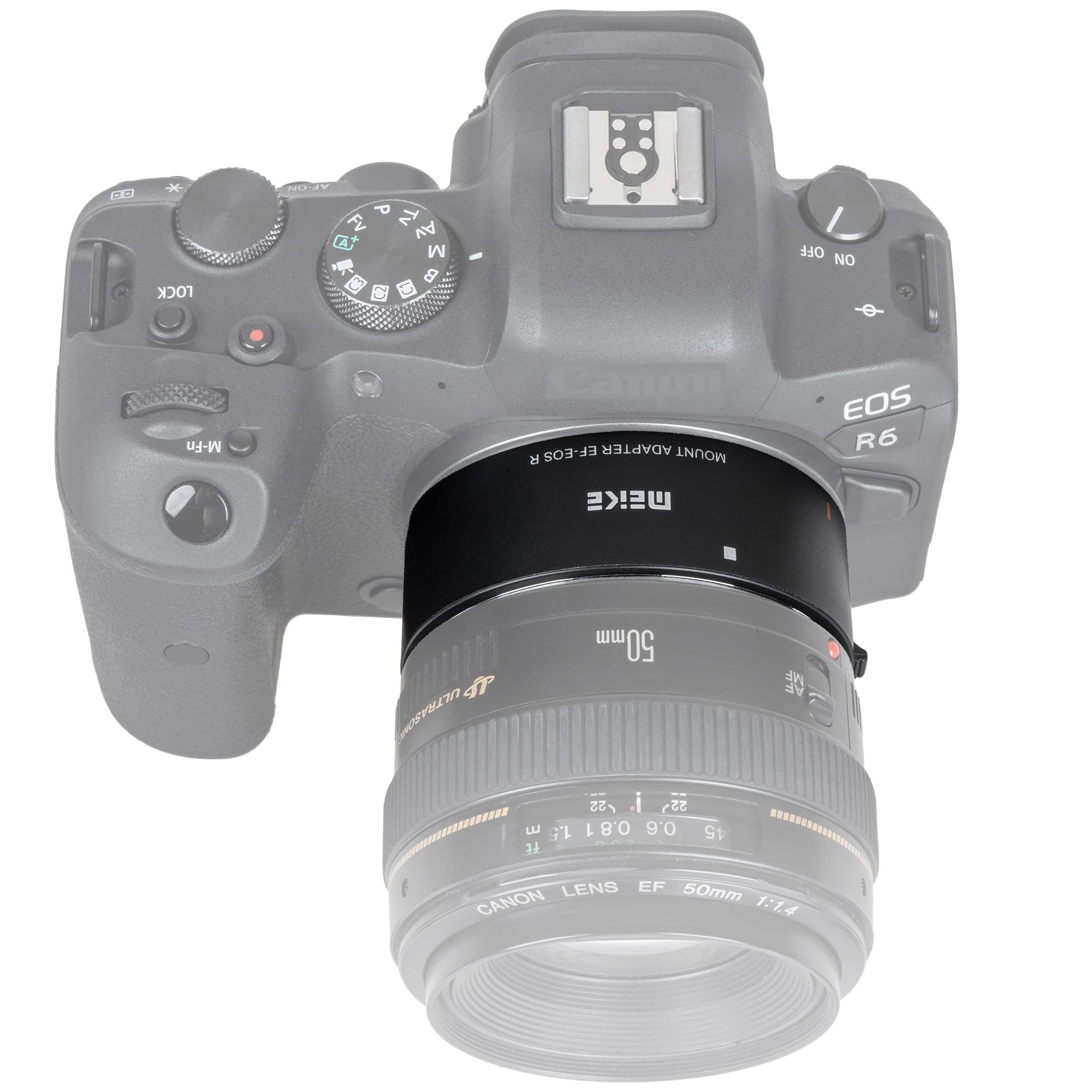AF Autofokus Objektivadapter Kompatibel mit Canon EF/EF-S Objektive & EOS R Mount Systemkameras MK-EFTR-A