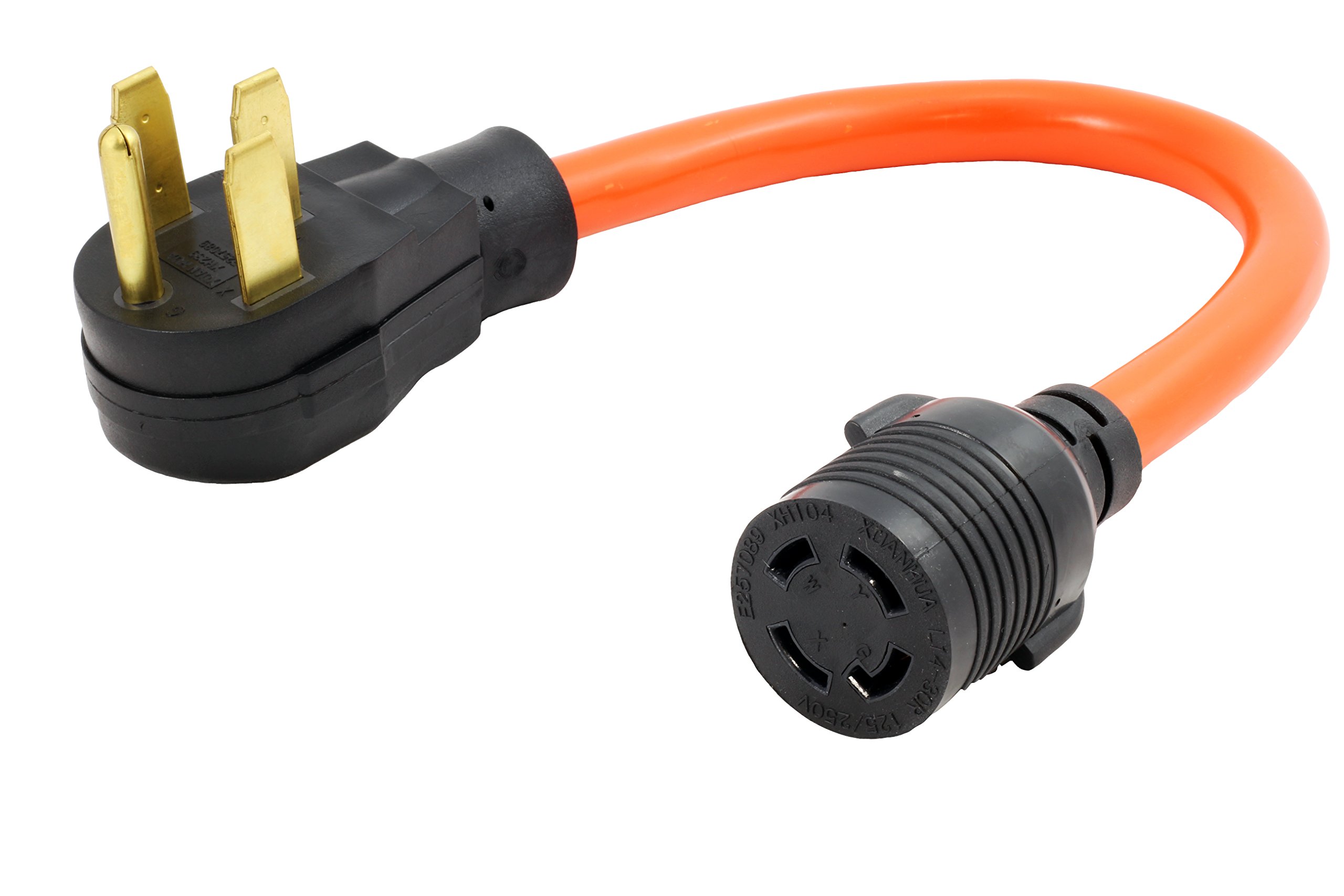 Buy AC WORKS [S1450L1430018] 1.5FT STW 10/4 NEMA 1450P 50Amp RV/Range