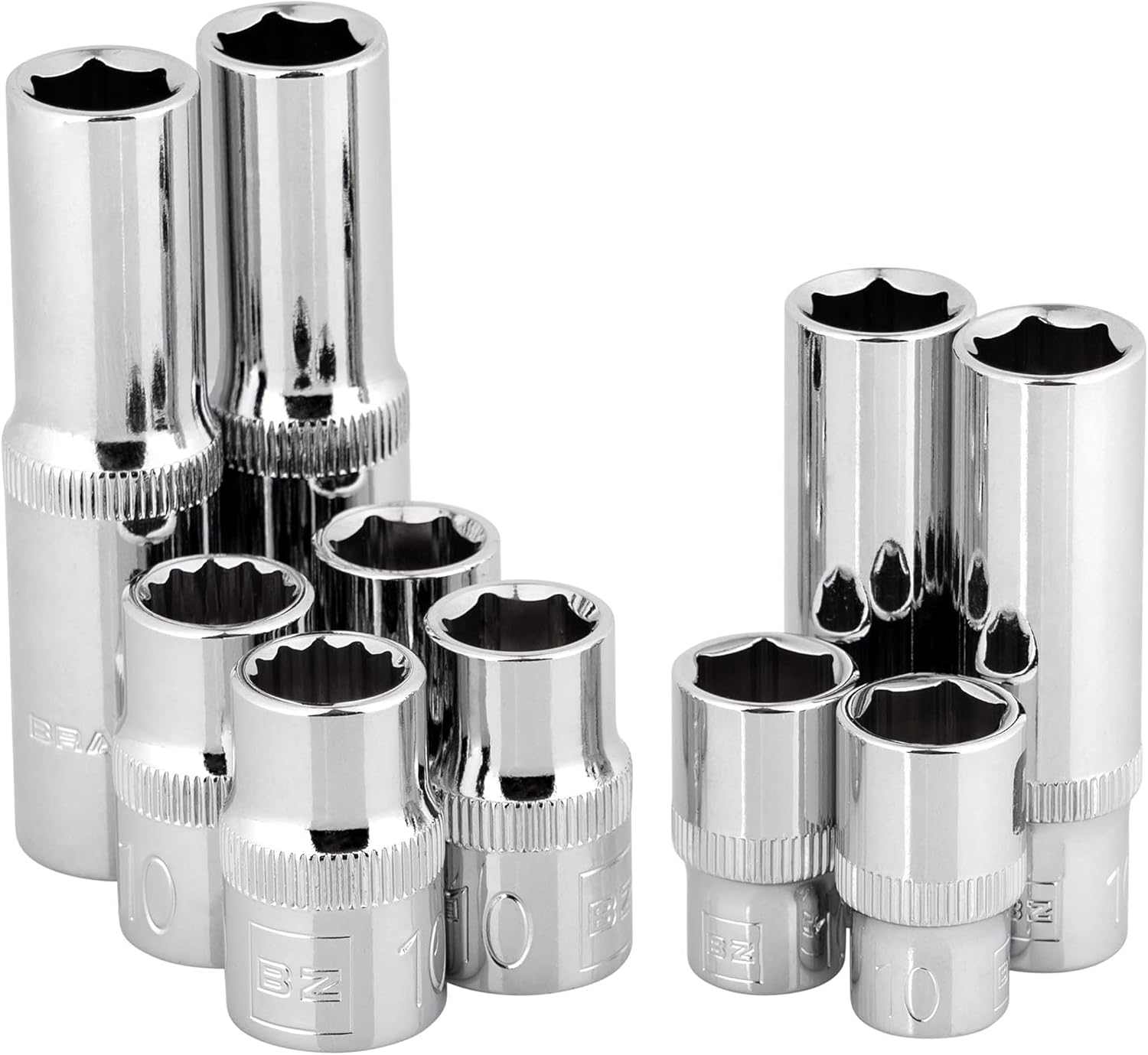 BRAZEN 10mm Socket Ten Pack (Multi-Type)