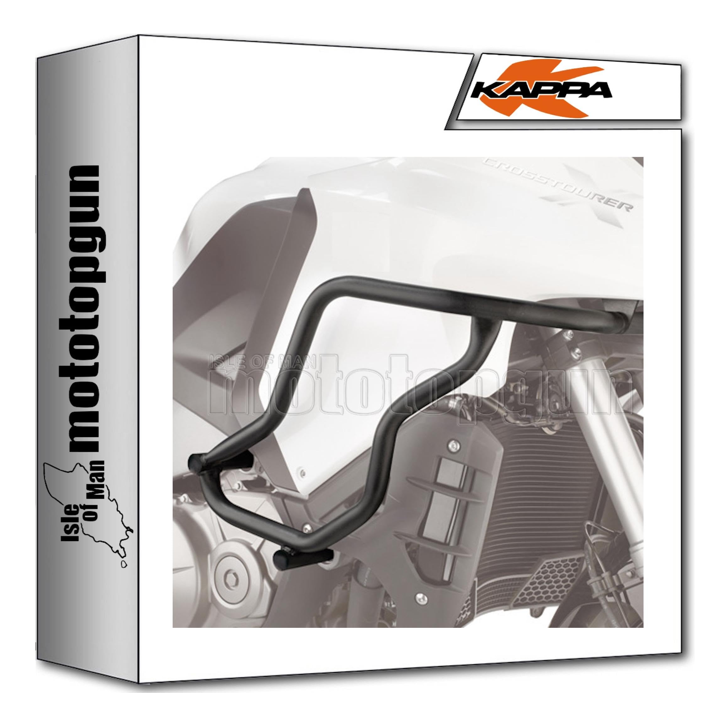 kappa kn1110 defensas motor negro compatible con honda crosstourer 1200 / dct 2012 2013 2014 2015 2016 2017 2018 2019 mototopgun