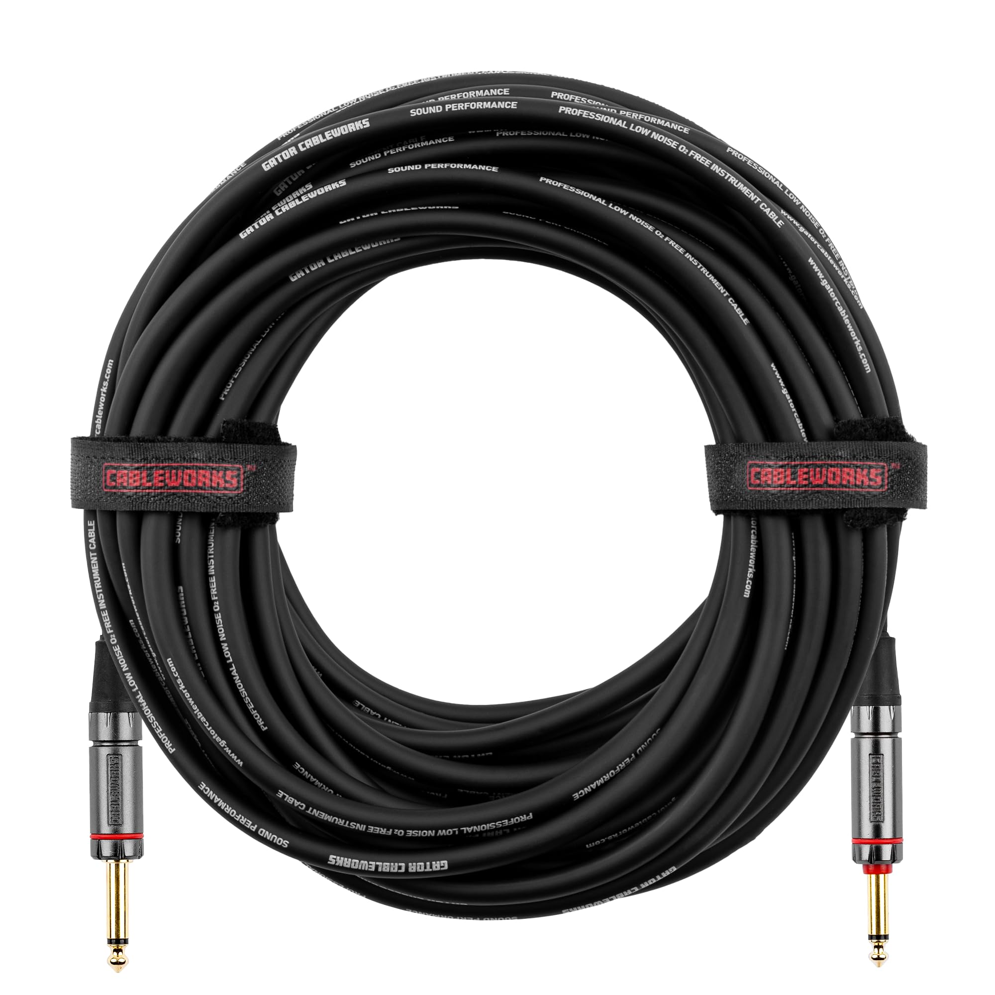 Gator Cableworks GCWH-INS-30QT Headliner Instrumentenkabel 9 m – gerade auf gerade – robust & flexibel