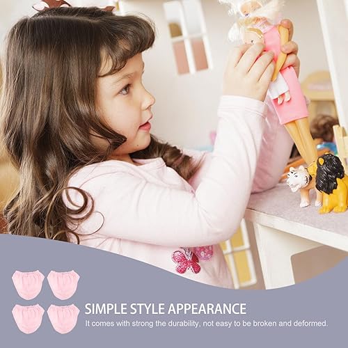 Miniatura 2 de jojofuny 4 piezas de bragas para muñecas, casa de muñecas, pañales para bebés, juguetes para mochileros, bolsa de pañales para niños, juguete de 18