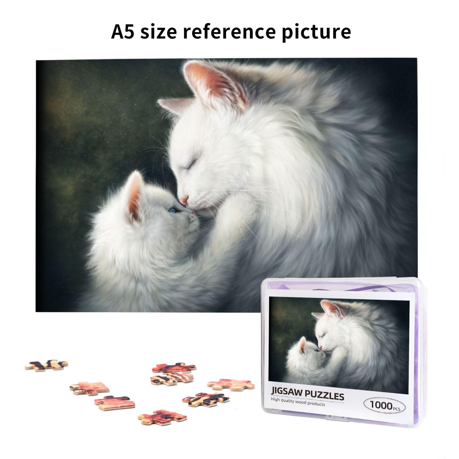 仔猫の初恋 1000ピース 51.5x72.8cm ジグソーパズル Amazon.co.jp: 1000ピース ジグソーパズル 萌え 子猫 ネコ 愛 イラスト