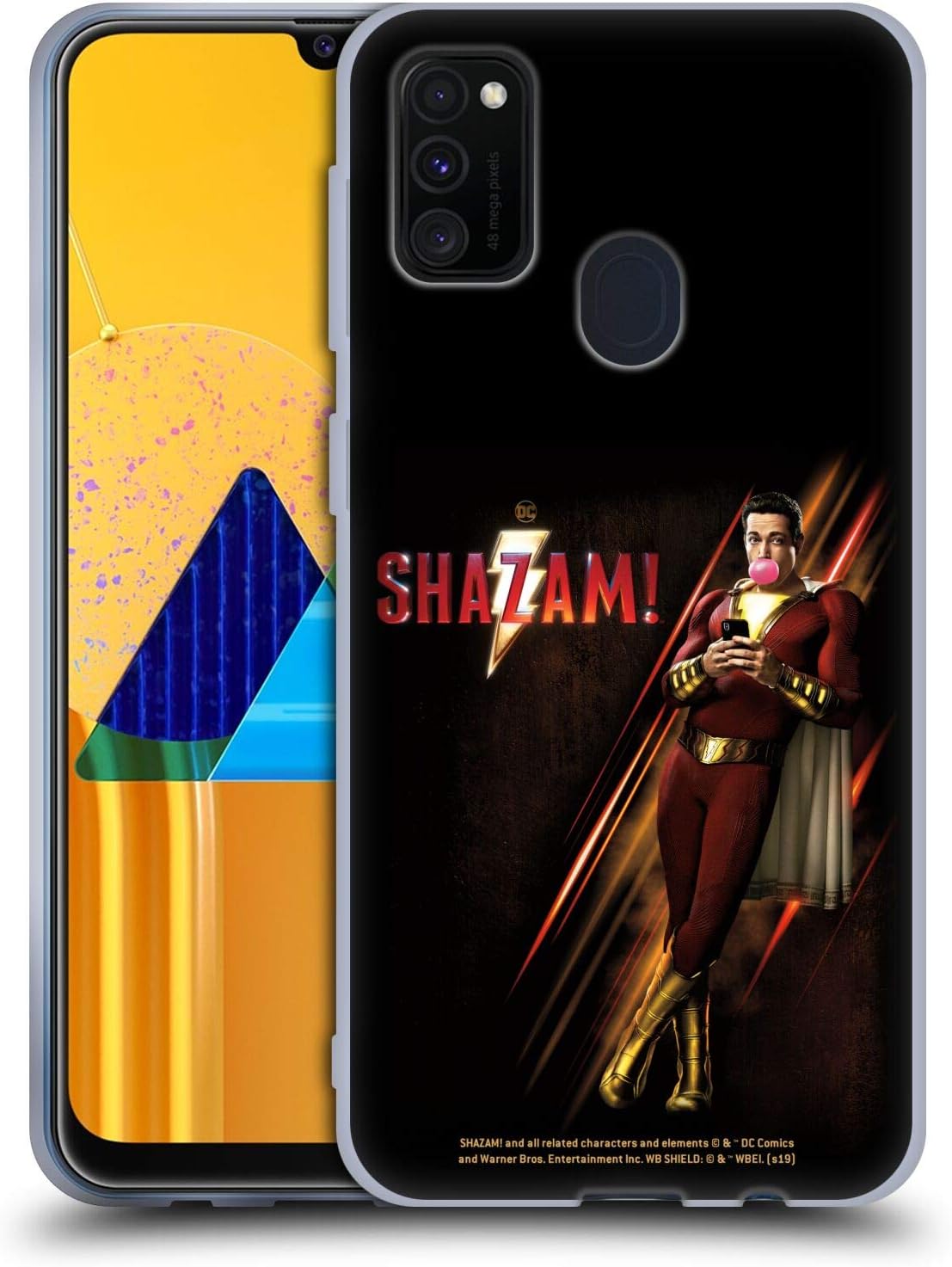 Head Case Designs Officially Licensed Shazam! 2019 Movie Poster Character Art Gel Case [Military Grade Protection] Compatible with Galaxy M30s (2019)/M21 (2020)