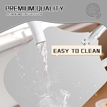 The 7-piece pizza oven accessory set is perfect for making pizza. Comprises a pizza shovel, an oven brush, a bubble Popper deformer, a rocking knife, a silica gel clamp, a dough roller and a scraper.
