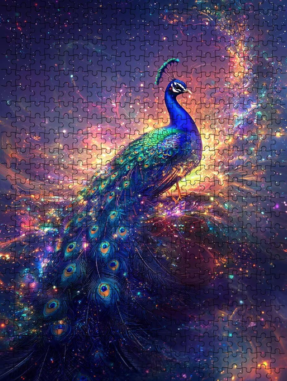 Puzzle 6000 Pezzi, Peacock Sogno 3D Puzzle per Adulti Impegnativo, Educa Puzzles Artistico, Divertente E Stimolante Puzzles Decorativo per La Famiglia, Regalo e Decorazione Pareti DX0YL6-695