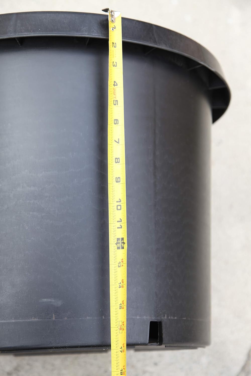 CBM Scaffold CBM 2-20 Gallon Premium Black Plastic Nursery Plant Container Garden Planter Pots, 22.5 inch TOP x 17.5 inch BOTTOM x17 inch HIGH (PT20GAL)