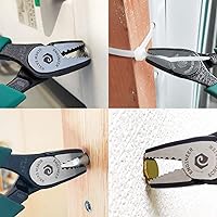 Vista 3 de ENGINEER Alicates extractor de tornillo PZ-22 con dientes dentados de acero al carbono