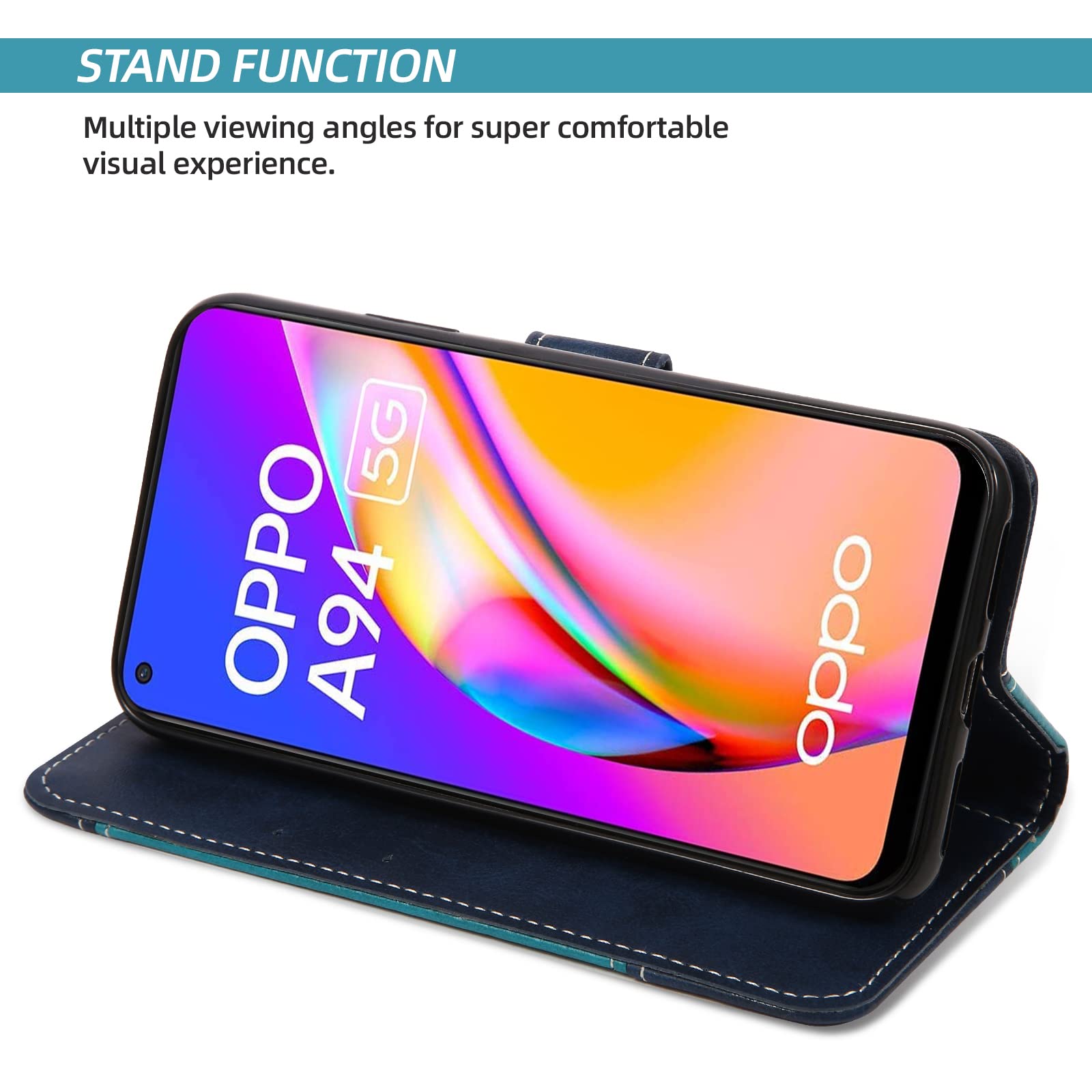 BoxTii Cover per Oppo A94 5G / Oppo F19 PRO Plus/Oppo Reno Z 5G, Custodia in