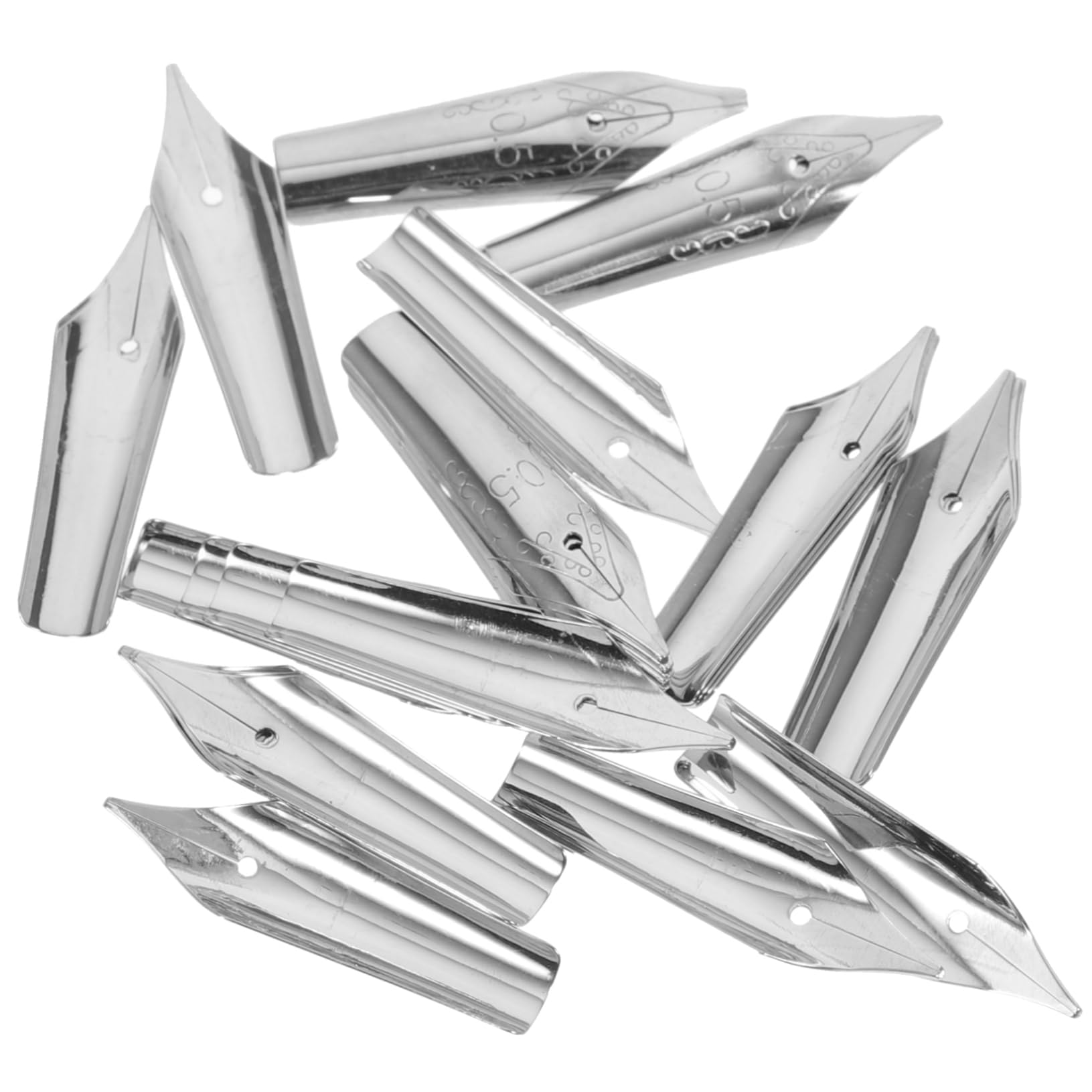 Housoutil 30pcs Set Pen Nibs Set Replacement Nibs for Fountain Calligraphy Pens Sturdy Writing Accessories for Students for Lettering Practice