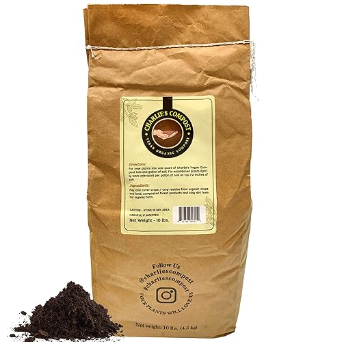 Charlie's Vegan Compost JardinerĂa orgánica concentrada vegana sin crueldad animal para plantas enmienda de suelo potenciador de suciedad Charlie's Vegan Compost JardinerĂa orgánica concentrada vegana sin crueldad animal para plantas enmienda de suelo potenciador de suciedad