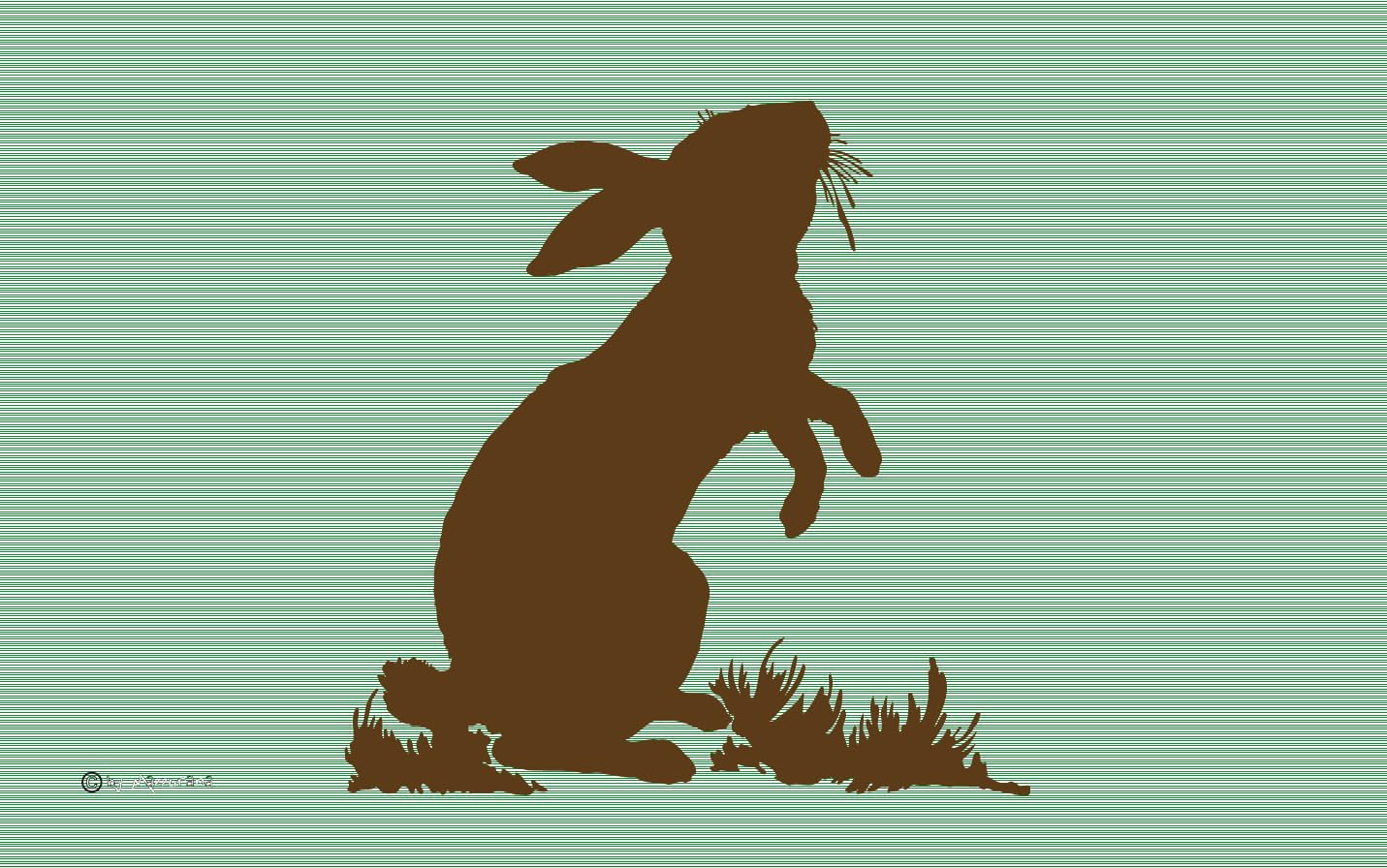 Lapin de Pâques fusil de chasse : offrez ce drapeau de chasseur forestier insolite de 60x40cm