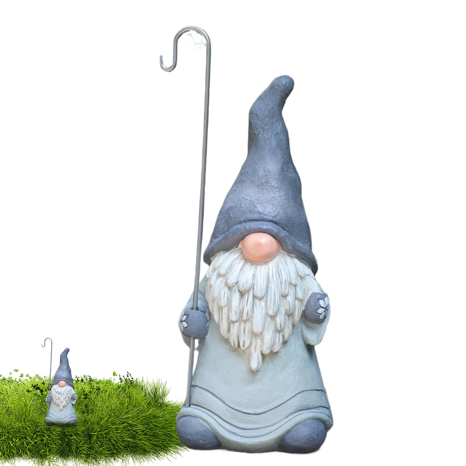Décoration de jardin en forme de gnome pour un espace extérieur chaleureux