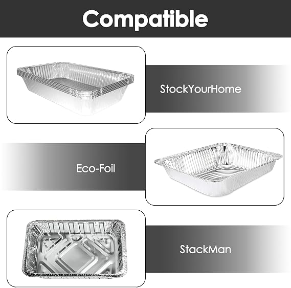 Linkidea Metal Grate Cooling Rack Pack of 2, Stainless Steel Baking Cooling Rack Rectangle 7.8'' x 10.2'', Oven Safe Grid Wire Racks for Roasting Disposable Pan (Silver)