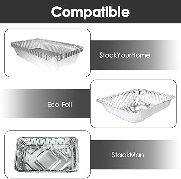 Linkidea Metal Grate Cooling Rack Pack of 2, Stainless Steel Baking Cooling Rack Rectangle 7.8'' x 10.2'', Oven Safe Grid Wire Racks for Roasting Disposable Pan (Silver)