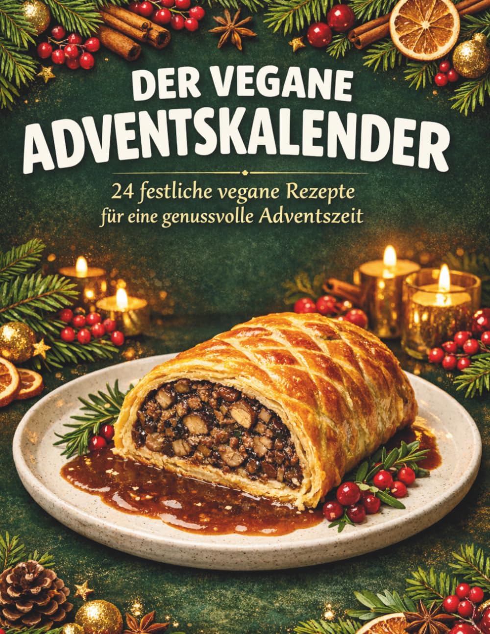 Der Vegane Adventskalender: 24 pflanzliche Rezepte für die Adventszeit – Vegane Küche, einfache Genussideen und festliche Inspirationen bis Weihnachten