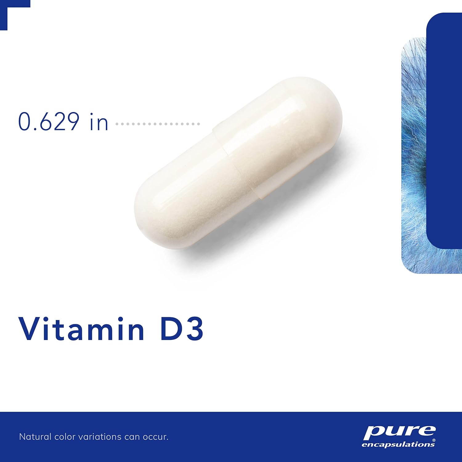 Pure Encapsulations Vitamin D3 125 mcg (5,000 IU) | Supplement to Support Bone, Joint, Breast, Prostate, Heart, Colon and Immune Health* | 120 Capsules : Health & Household