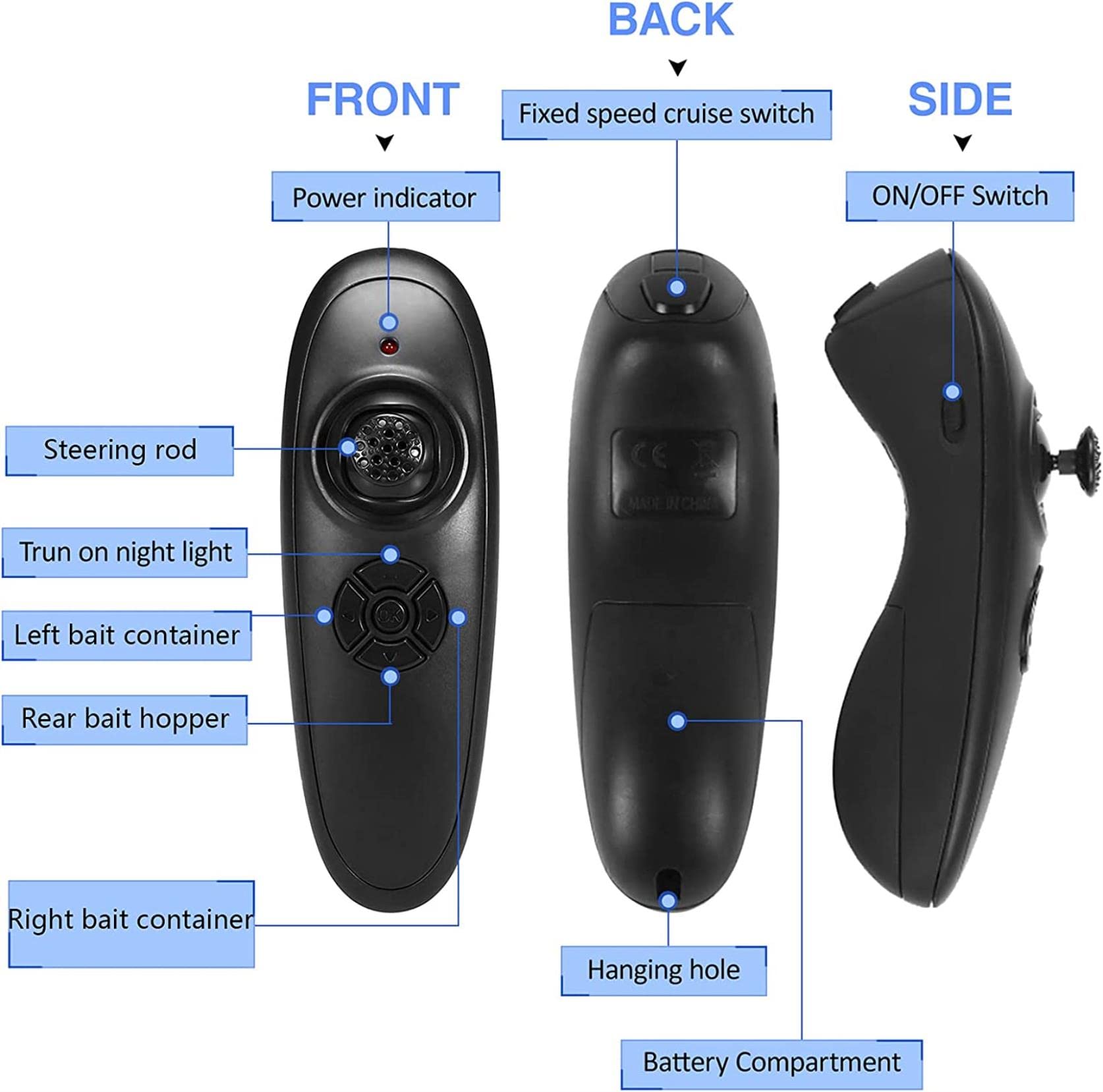 Łódka z przynętą,Łodzie z przynętą do połowu karpi,Łodzie z przynętą, Inteligentna łódź paszowa, Zdalnie sterowana łódź z przynętą na ryby, Łódka z przynętą, Łó