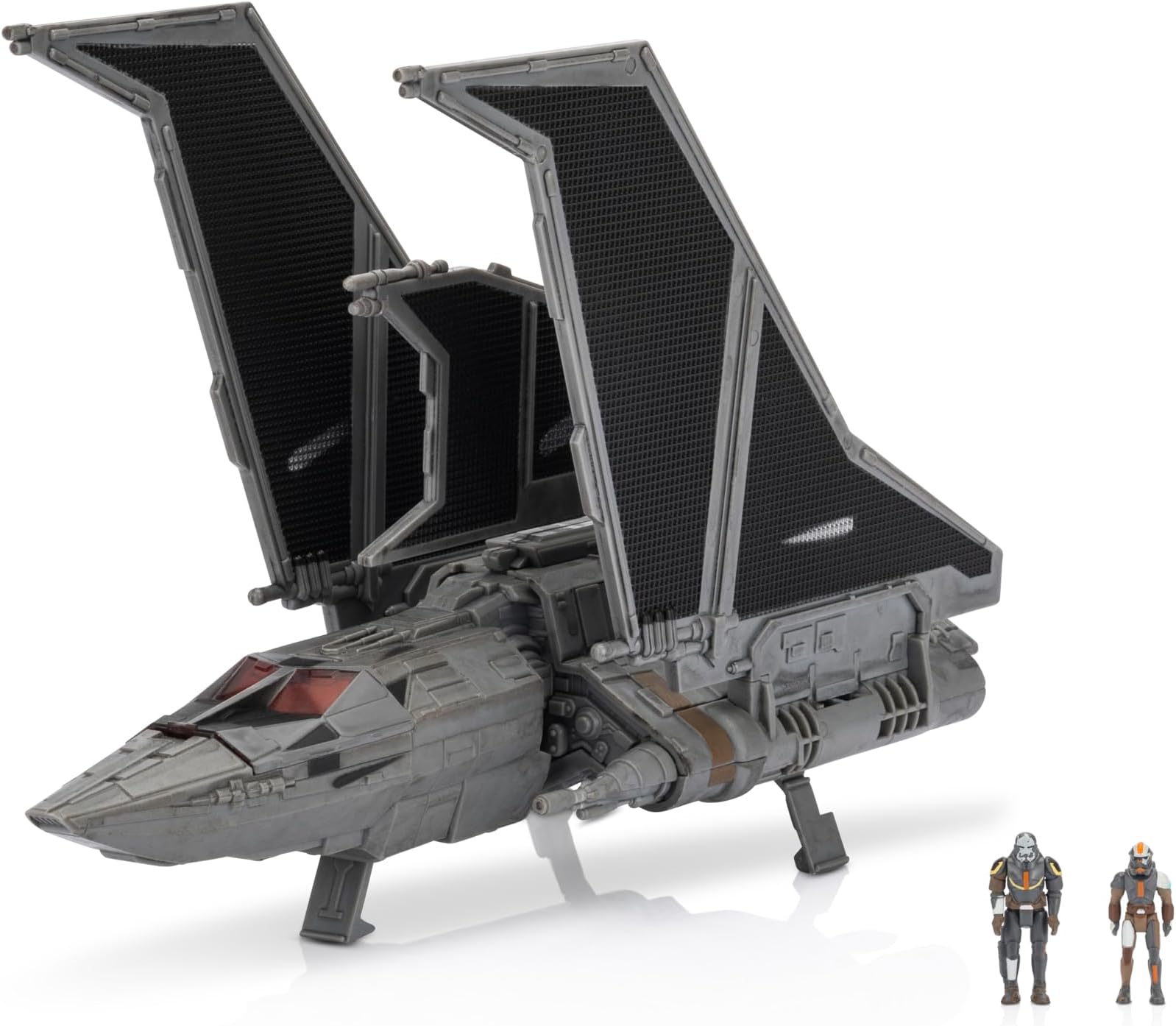 Star Wars Micro Galaxy Squadron Havoc Marauder (Rescue Mission) - 7" Vehicle with Battle Damage (2) 1" Micro Figure Accessories