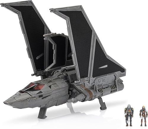 Miniatura 20 de STAR WARS - Nave de transporte inquisitorial Scythe de 7 pulgadas de la colección Micro Galaxy Squadron, incluye 3 minifiguras de 1 pulgada cada una