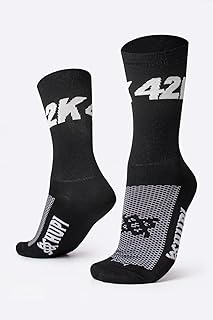 Meia para Corrida Hupi 42k Preto, Cor: Preto, Tamanho: Único