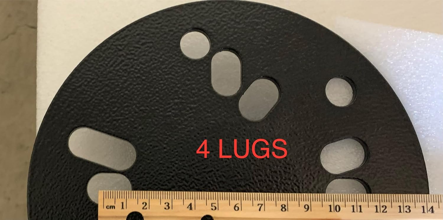 Wing 4x4 2" Hitch Mount Swing Out Spare Tire Carrier for Midsize SUV and Truck, Up to 35" Wheel