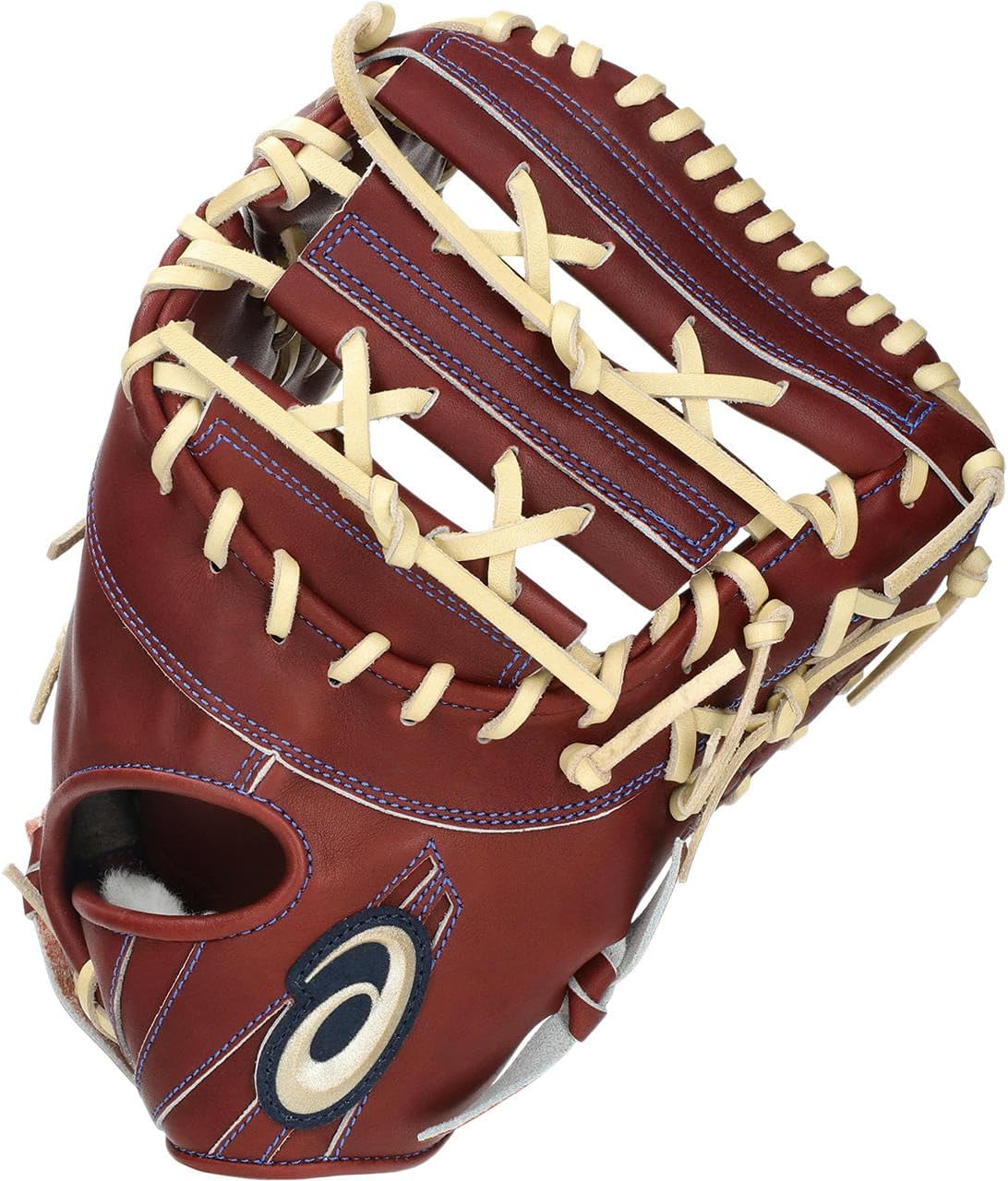 ASICS GOLDSTAGE I-PRO First-Base 3121B382 Baseball Accessory for Hardboard Unisex Adult 227 (S Brown/G Camel) LH