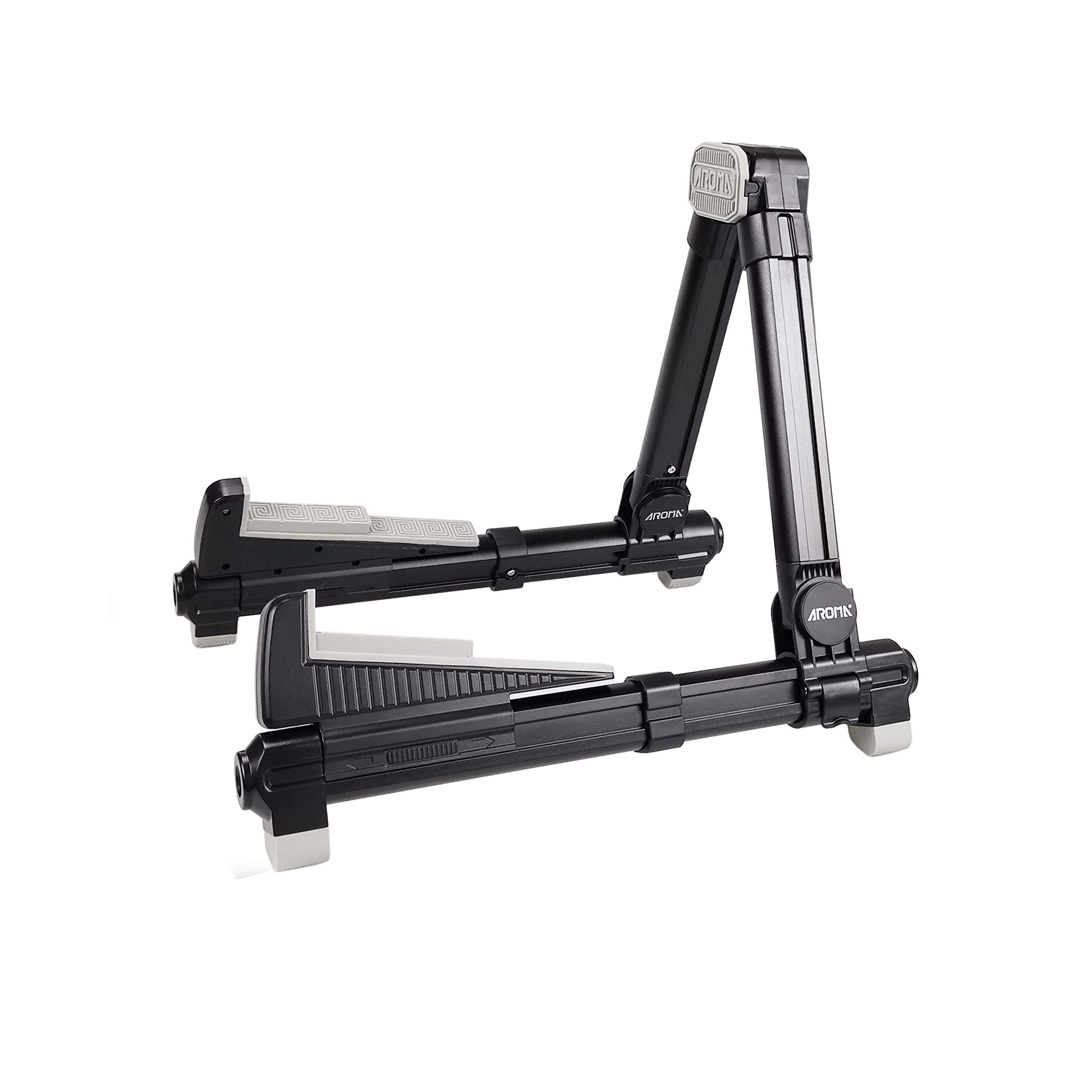 Meeland Universal A-Frame, Foldable Guitar Stand - Adjustable and Portable Guitar Rest for Classical, Acoustic, Electric Guitars, Bass and Ukulele
