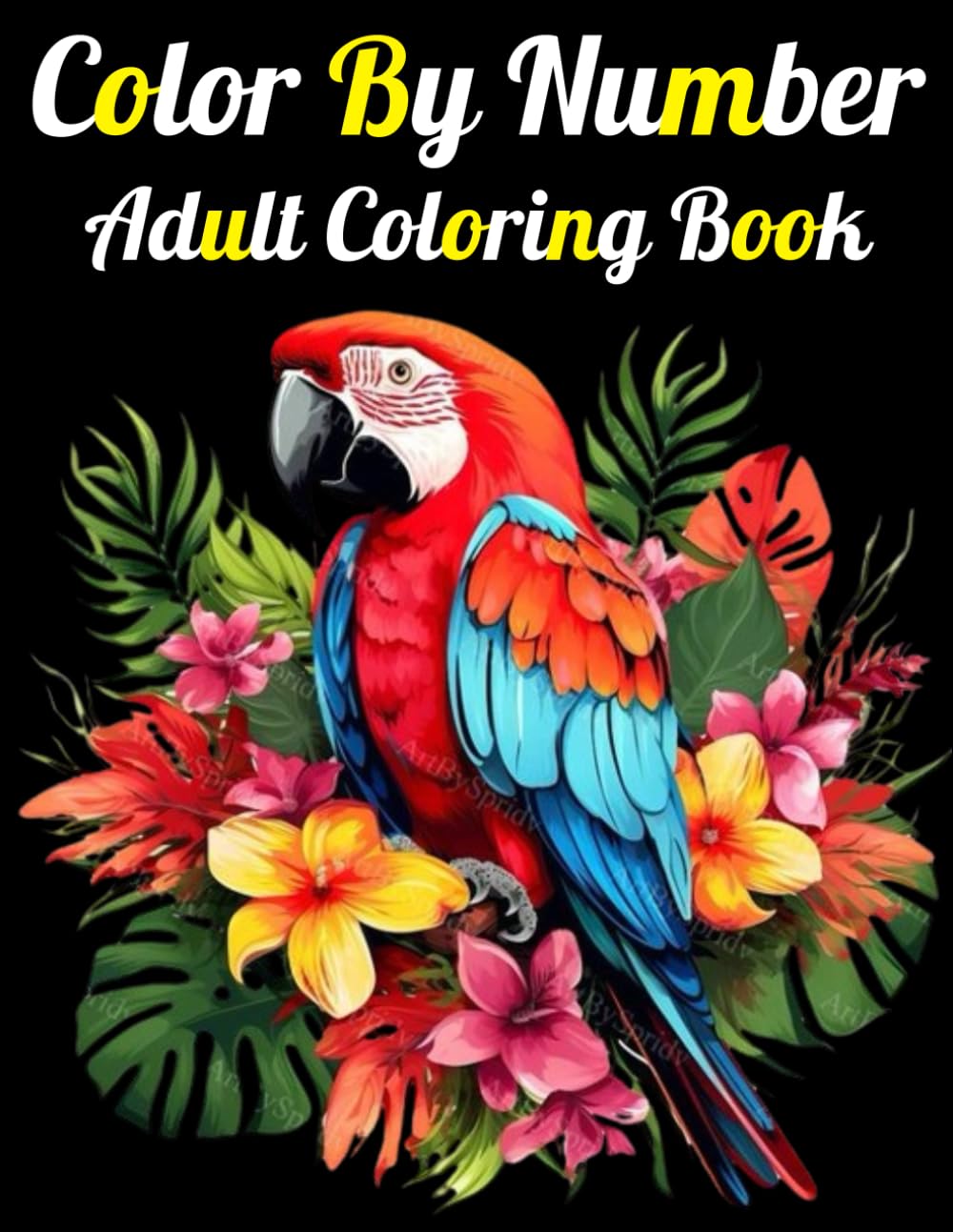 Amazon.com: 100 Color By Number Adult Coloring Book: Large Print Easy ...