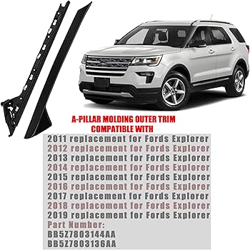 フォード エクスプローラー Aピラー 上下4本セット FORD EXPLORER