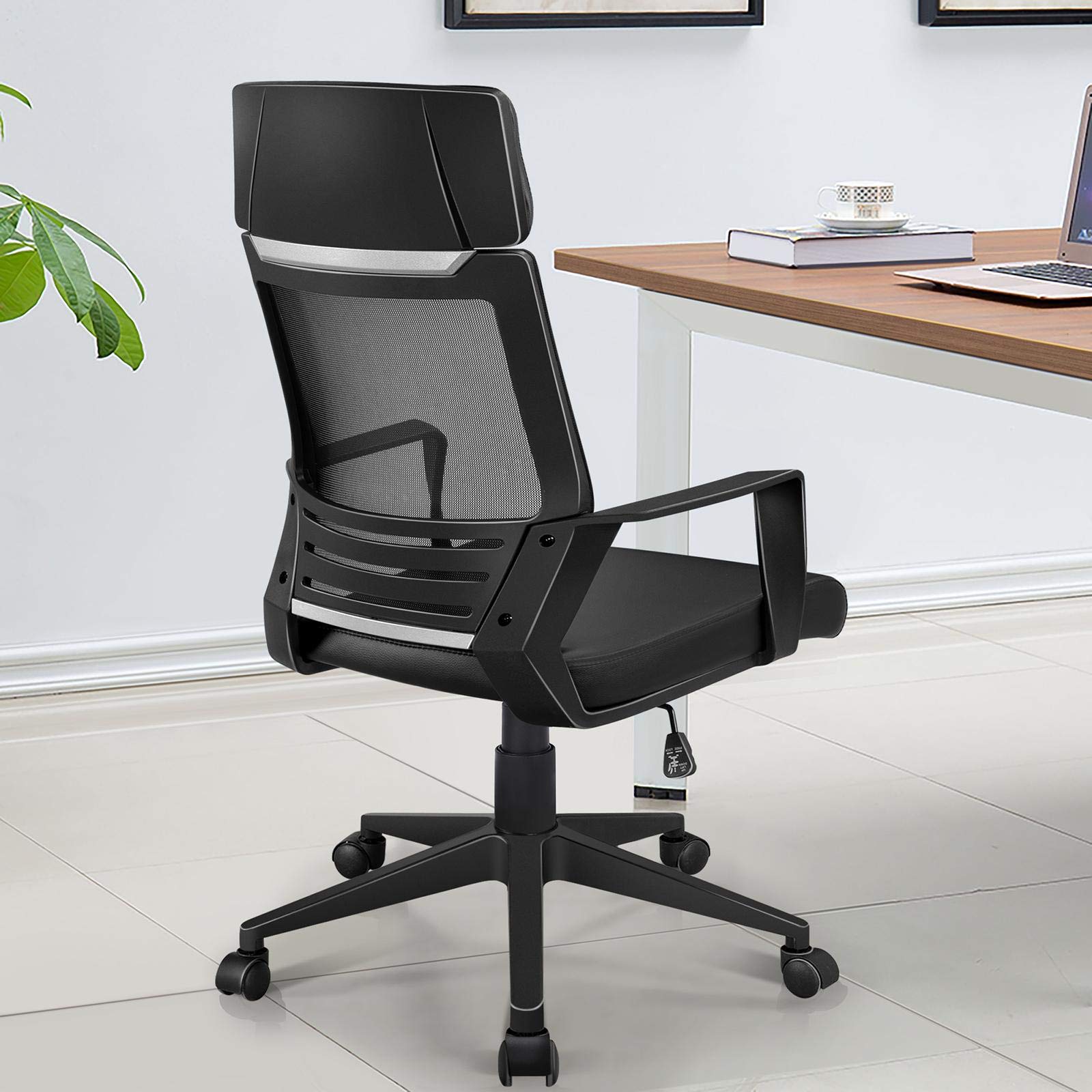 Buy Yaheetech Ergonomic Office Chair Adjustable Swivel Desk Chair with