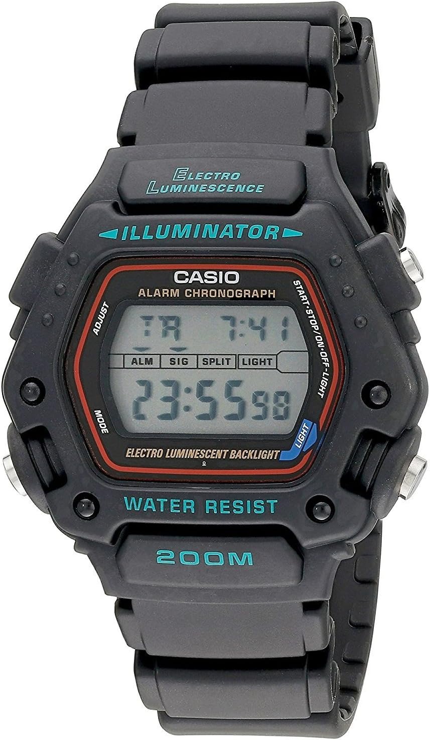 Casio DW-290-1 For Men (Digital, Sport Watch)