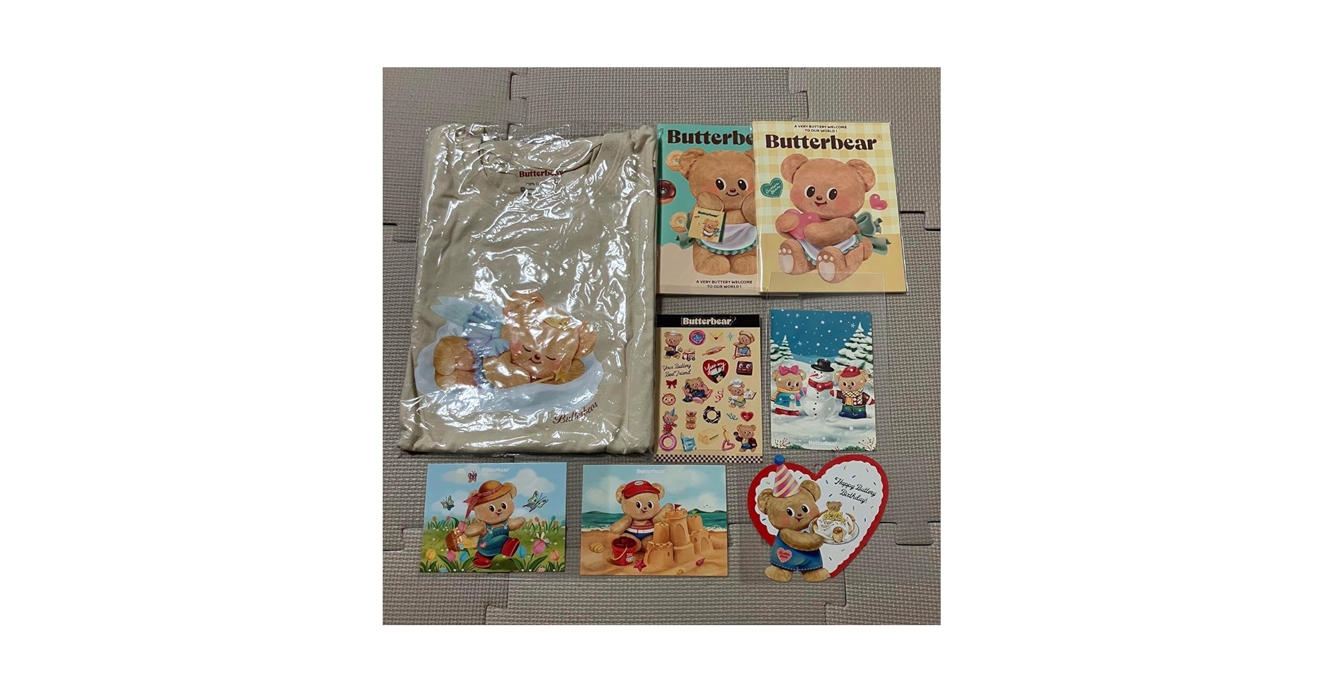 【新品】Butterbear グッズ詰め合わせ 新品】Butterbear グッズ詰め合わせ BUTTERBEAR © パッチ4枚