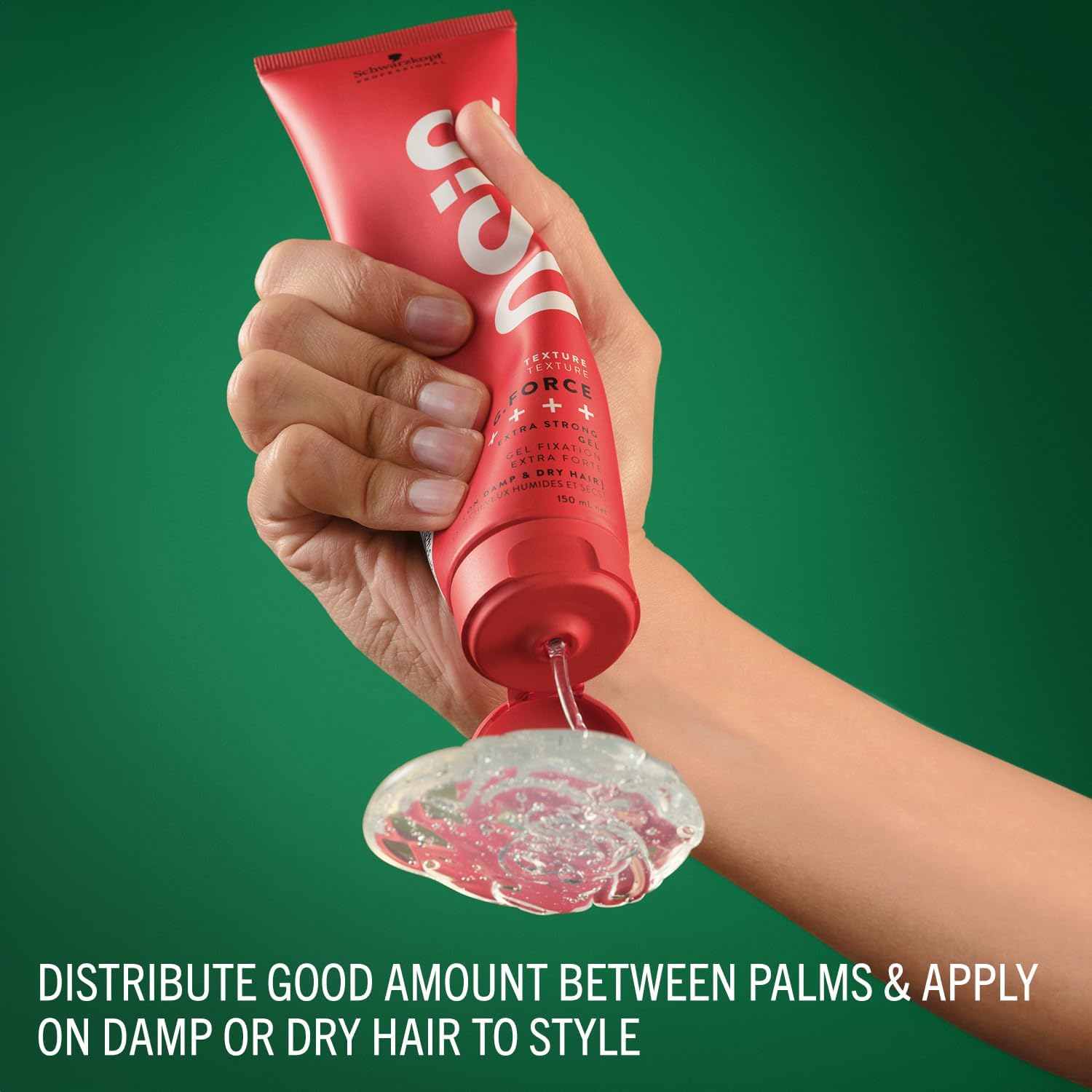 Schwarzkopf Professional OSiS G. Force Гель для укладки волос средней и густой структуры превосходная четкость блеск нелипкое покрытие очень сильная фиксация 150 мл