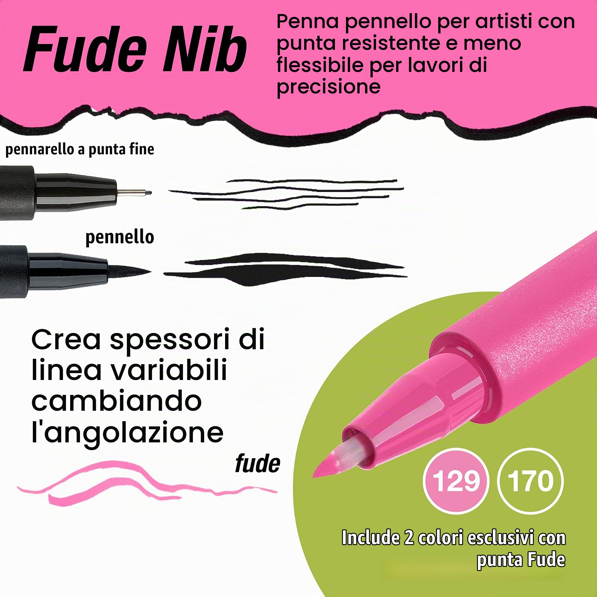 Faber-Castell - Set regalo con penne a inchiostro Pitt Artist Pen, Parigi | 12 pennarelli a pennello in confezione metallica, City Collection
