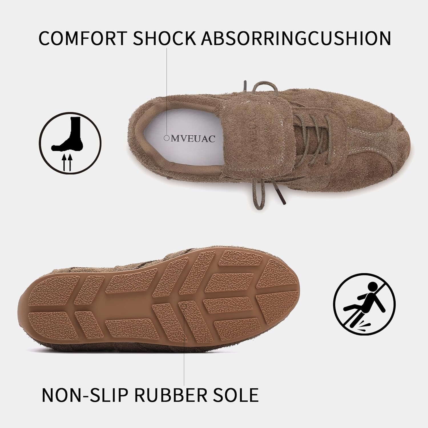 Womens Fashion Sneakers Genuine Leather Sneakers Casual Walking Shoes for WomenSneakers for Hiking and Jogging,Suitable for All-Day wear. - Image 5