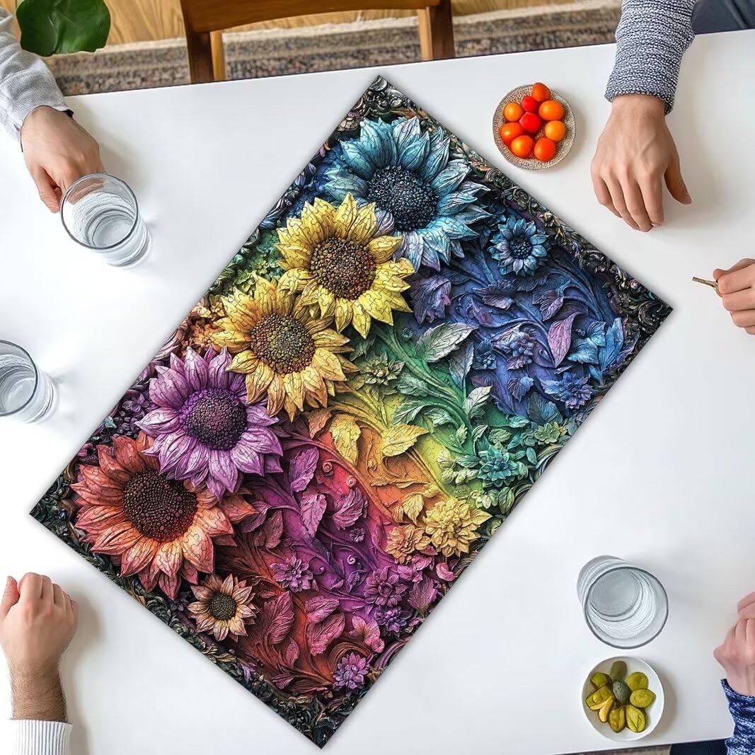 Puzzle dla dorosłych 2000, puzzle słonecznika dla dorosłych -8885