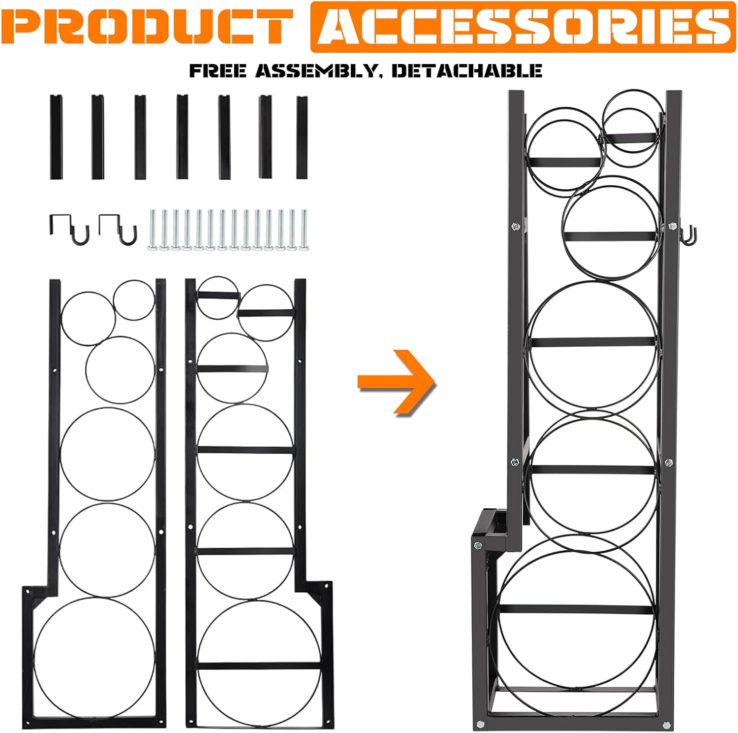 Refrigerant Tank Rack Cylinder Racks | Ideal for Freon, Gases, Oxygen ...