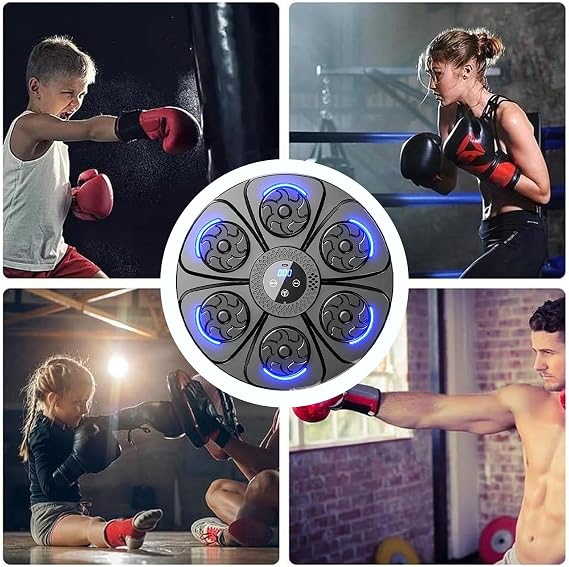 Music Boxing Machine For Kids Electronic Wall Mounted Workout Equipment